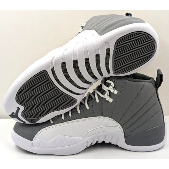 Nike Air Jordan 12 Retro Stealth  CT8013-015 White Cool Grey Men\'s Size 13 main image 10